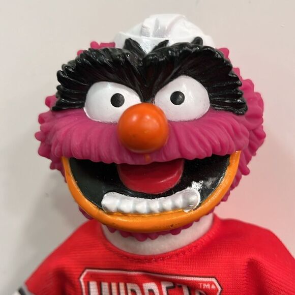 1995 MCDONALDS THE MUPPETS ANIMAL NHL HOCKEY PLAYER PLUSH STUFFED ANIMAL TOY 12" - Picture 2 of 7